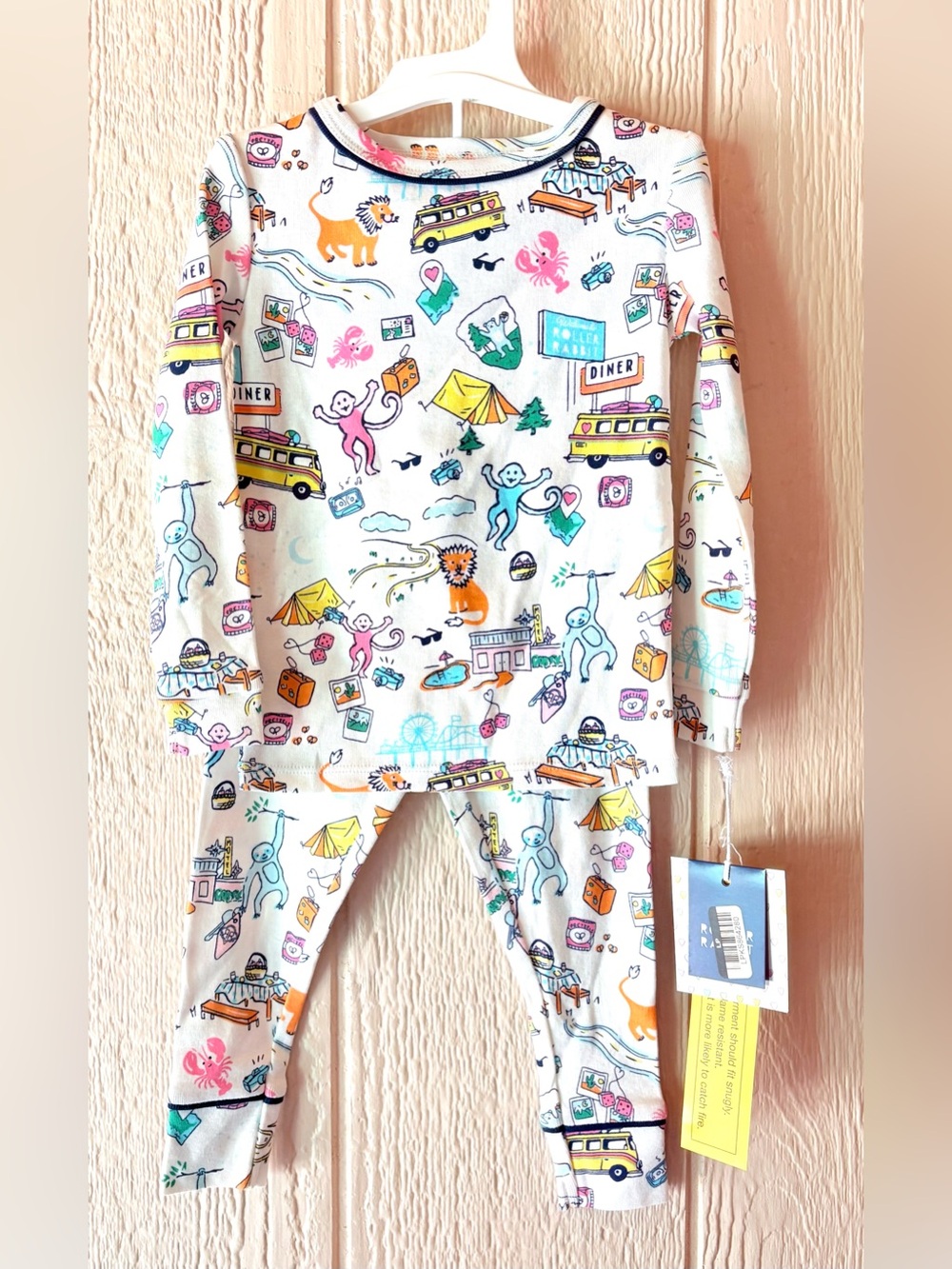 Kids Roller Rabbit Roadtrip Pajama Set 2T
